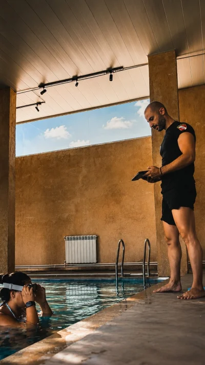 Sesión en piscina