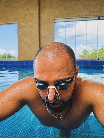 Apnea en piscina